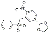 2-(4-NITRO-3-[(PHENYLSULFONYL)METHYL]PHENYL)-1,3-DIOXOLANE CAS#: 89303-15-1