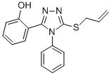 2-(4-Phenyl-5-(2-propenylthio)-4H-1,2,4-triazol-3-yl)phenol CAS#: 81518-35-6