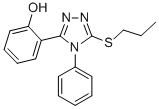2-(4-Phenyl-5-(propylthio)-4H-1,2,4-triazol-3-yl)phenol CAS#: 81518-36-7