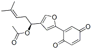 (-)-2-[4-[(S)-1-Acetoxy-4-methyl-3-pentenyl]-2-furanyl]-2,5-cyclohexadiene-1,4-dione CAS#: 80348-64-7