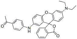 2'-[(4-acetylphenyl)amino]-6'-(diethylamino)spiro[isobenzofuran-1[3H]-9'[9H]-xanthene]-3-one CAS#: 81494-23-7