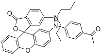 2'-[(4-acetylphenyl)amino]-6-(dipropylamino)spiro[isobenzofuran-1[3H]-9'[9H]-xanthene]-3-one CAS#: 85223-17-2