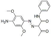 2-[(4-amino-2,5-dimethoxyphenyl)azo]-3-oxo-N-phenylbutyramide CAS#: 85851-59-8