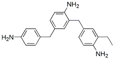 2-[(4-amino-3-ethylphenyl)methyl]-4-[(4-aminophenyl)methyl]aniline CAS#: 85423-02-5