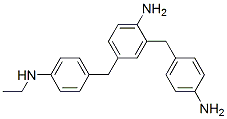 2-[(4-aminophenyl)methyl]-4-[[4-(ethylamino)phenyl]methyl]aniline CAS#: 85423-05-8