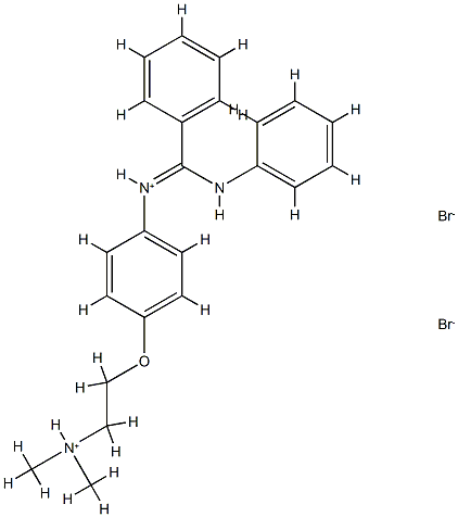 2-[4-(anilino-phenyl-methylidene)azaniumylphenoxy]ethyl-dimethyl-azani um dibromide CAS#: 80784-99-2
