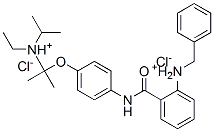 2-[4-[(benzylazaniumylidene-phenyl-methyl)amino]phenoxy]ethyl-dipropan -2-yl-azanium dichloride CAS#: 80784-93-6