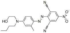 2-[[4-[butyl(2-hydroxyethyl)amino]-2-methylphenyl]azo]-5-nitrobenzene-1,3-dicarbonitrile CAS#: 83249-48-3