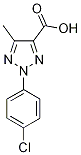 2-(4-chlorophenyl)-5-methyl-2H-1,2,3-triazole-4-carboxylic acid CAS#: 81022-34-6