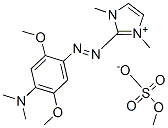 2-[[4-(dimethylamino)-2,5-dimethoxyphenyl]azo]-1,3-dimethyl-1H-imidazolium methyl sulphate CAS#: 84787-99-5