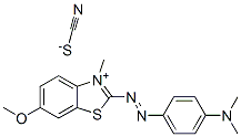 2-[[4-(dimethylamino)phenyl]azo]-6-methoxy-3-methylbenzothiazolium thiocyanate CAS#: 82142-16-3