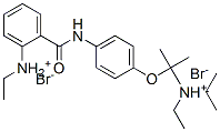 2-[4-[(ethylazaniumylidene-phenyl-methyl)amino]phenoxy]ethyl-dipropan- 2-yl-azanium dibromide CAS#: 80784-91-4