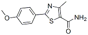 2-(4-methoxyphenyl)-4-methyl-1,3-thiazole-5-carboxamide CAS#: 82875-44-3