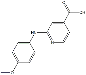 2-[(4-methoxyphenyl)amino]isonicotinic acid CAS#: 85726-29-0