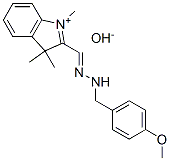 2-[[(4-methoxyphenyl)methylhydrazono]methyl]-1,3,3-trimethyl-3H-indolium hydroxide CAS#: 81892-55-9