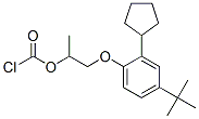 2-(4-tert-butyl-2-cyclopentylphenoxy)-1-methylethyl chloroformate CAS#: 85720-84-9