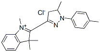 2-[4,5-dihydro-5-methyl-1-(p-tolyl)-1H-pyrazol-3-yl]-1,3,3-trimethyl-3H-indolium chloride CAS#: 83968-96-1