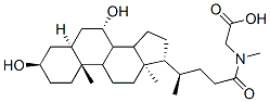 2-[[(4R)-4-[(3R,5S,7S,10R,13R,17R)-3,7-dihydroxy-10,13-dimethyl-2,3,4, 5,6,7,8,9,11,12,14,15,16,17-tetradecahydro-1H-cyclopenta[a]phenanthren -17-yl]pentanoyl]-methyl-amino]acetic acid CAS#: 88446-87-1