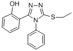 2-(5-(Ethylthio)-4-phenyl-4H-1,2,4-triazol-3-yl)phenol CAS#: 81518-34-5