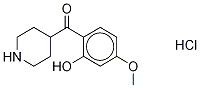 2-(5-Methoxy)phenol 4-Piperidinyl Ketone Hydrochloride CAS#: 84162-88-9