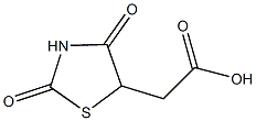 2-[(5S)-2,4-dioxothiazolidin-5-yl]acetate CAS#: 875-97-8
