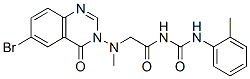 2-[(6-bromo-4-oxo-quinazolin-3-yl)methylamino]-N-[(2-methylphenyl)carb amoyl]acetamide CAS#: 86816-92-4