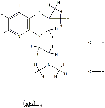 2-(8,8-dimethyl-7-oxa-2,10-diazabicyclo[4.4.0]deca-2,4,11-trien-10-yl) -N,N-dimethyl-ethanamine trihydrochloride CAS#: 86979-84-2