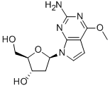 2-AMINO-4-METHOXY-7-(BETA-D-2-DEOXYRIBOFURANOSYL)PYRROLO[2,3-D]PYRIMIDINE CAS#: 86392-74-7