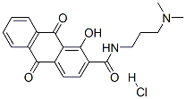 2-Anthracenecarboxamide, N-(3-(dimethylamino)propyl)-9,10-dihydro-1-hy droxy-9,10-dioxo-, monohydrochloride CAS#: 81085-99-6