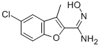 2-Benzofurancarboximidamide, 5-chloro-N-hydroxy-3-methyl- CAS#: 84748-03-8
