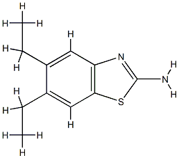 2-Benzothiazolamine,5,6-diethyl-(9CI) CAS#: 83777-92-8
