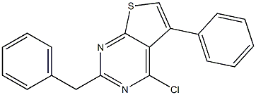 2-Benzyl-4-chloro-5-phenylthieno[2,3-d]pyriMidine CAS#: 83548-62-3