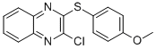 2-CHLORO-3-[(4-METHOXYPHENYL)THIO]QUINOXALINE CAS#: 87378-88-9