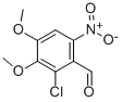 2-CHLORO-3,4-DIMETHOXY-6-NITROBENZALDEHYDE CAS#: 82330-54-9