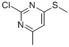 2-CHLORO-4-METHYL-6-METHYLSULFANYL-PYRIMIDINE CAS#: 89466-59-1