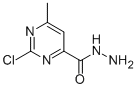 2-CHLORO-6-METHYLPYRIMIDINE-4-CARBOHYDRAZIDE CAS#: 89598-84-5