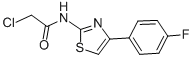 2-CHLORO-N-[4-(4-FLUORO-PHENYL)-THIAZOL-2-YL]-ACETAMIDE CAS#: 83558-09-2