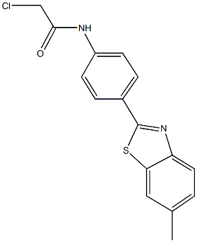 2-CHLORO-N-[4-(6-METHYL-1,3-BENZOTHIAZOL-2-YL)PHENYL]ACETAMIDE CAS#: 87992-61-8