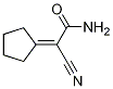 2-CYANO-2-CYCLOPENTYLIDENEACETAMIDE CAS#: 875-61-6