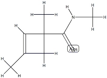 2-Cyclobutene-1-carboxamide,N,1,3-trimethyl-(9CI) CAS#: 85673-29-6
