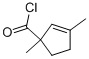 2-Cyclopentene-1-carbonyl chloride, 1,3-dimethyl- (9CI) CAS#: 84884-05-9