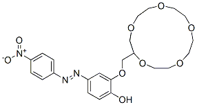 [2-Hydroxy-5-(4-nitrophenylazo)-phenyl]-oxymethyl-15-crown-5 CAS#: 81760-15-8