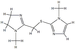 2-Imidazoline,1-methyl-2-[[(1-methylimidazol-2-yl)thio]methyl]-(8CI) CAS#: 802615-48-1