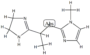 2-Imidazoline,2-[1-[(1-methylimidazol-2-yl)thio]ethyl]-(8CI) CAS#: 802046-03-3
