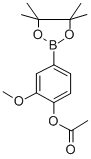 2-METHOXY-4-(4,4,5,5-TETRAMETHYL-1,3,2-DIOXABOROLAN-2-YL)PHENYL ACETATE CAS#: 811841-45-9