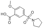 2-METHOXY-5-(PYRROLIDINE-1-SULFONYL)-BENZOIC ACID CAS#: 89704-51-8