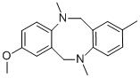 2-METHOXY-5,8,11-TRIMETHYL-5,6,11,12-TETRAHYDRO-DIBENZO[B,F][1,5]DIAZOCINE CAS#: 85021-22-3