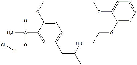 2-Methoxy-5-[2-[[2-(2-methoxyphenoxy)ethyl]amino]propyl]benzenesulfonamide monohydrochloride CAS#: 80223-96-7