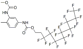 2-Methoxycarbonylamino-4-[(3,3,4,4,5,5,6,6,7,7,8,8,9,9,10,10,11,11,11-nonadecafluoroundecyl)oxycarbonylamino]toluene CAS#: 80466-15-5