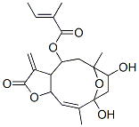 2-Methyl-2-butenoic acid 2,3,3a,4,5,6,7,8,9,11a-decahydro-7,9-dihydroxy-6,10-dimethyl-3-methylene-2-oxo-6,9-epoxycyclodeca[b]furan-4-yl ester CAS#: 80482-71-9